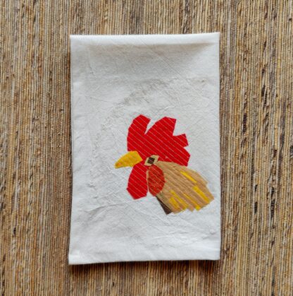 Rooster Face Kitchen Towel - Image 4